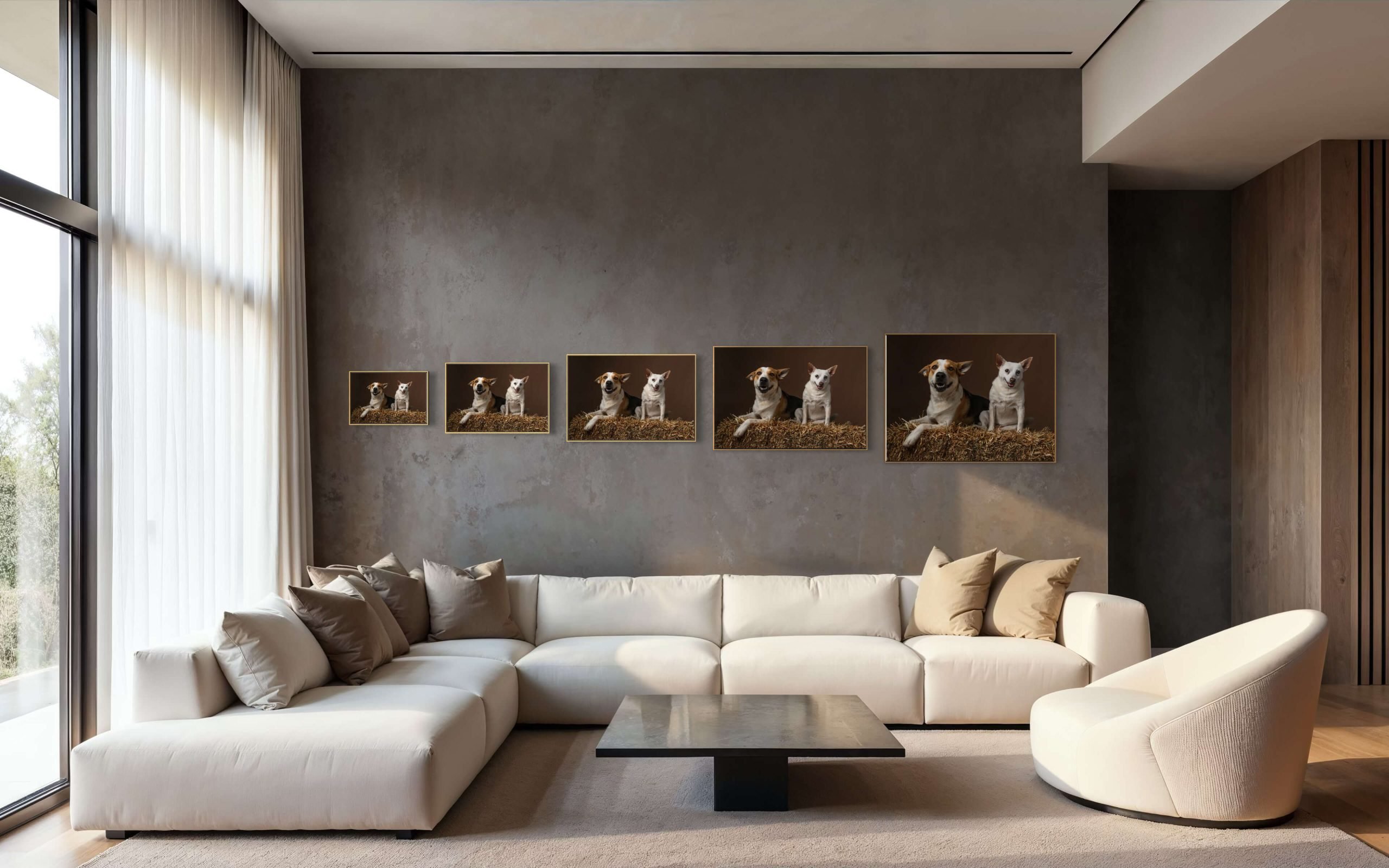 Framed Canvas Art Size Comparison